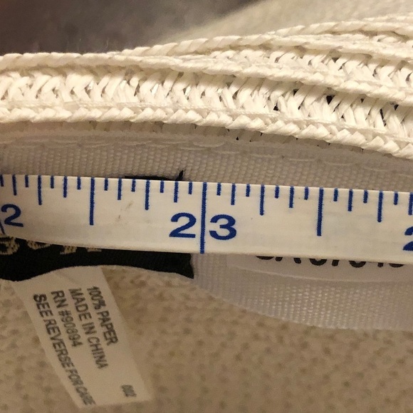 Womens Summer Sun Hat. White. Single Mom Breast Cancer Fundraiser. - Picture 3 of 3